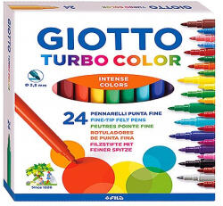 GIOTTO Filctoll GIOTTO Turbo Color 2, 8mm 24 darabos (4170 00) - kreativjatek