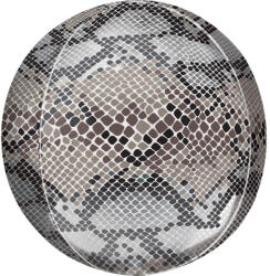  Snake Skin, Kígyó bőr Gömb fólia lufi 40 cm (DPA4211101)