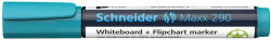 Schneider Tábla- és flipchart marker, 2-3 mm, kúpos, SCHNEIDER "Maxx 290", türkizkék (129114)