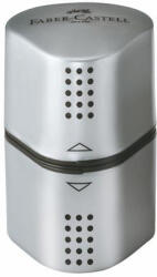 Faber-Castell Hegyező, háromlyukú, FABER-CASTELL "Grip 2001 Trio", szürke (TFC183800) - kreativjatek