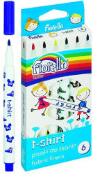 Fiorello Textilmarker FIORELLO 6db-os (160-2038) - kreativjatek