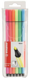 STABILO Filctoll STABILO Pen 68 neon 6db-os készlet (6806-1)