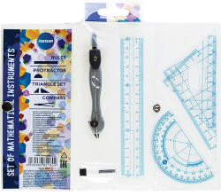 Centrum Vonalzó Centrum 3 db-os klt. + körző (82160) - kreativjatek