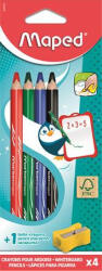 Maped Táblaceruza készlet, fehértáblához, MAPED, 4 féle szín, hegyezővel (IMA833800) - kreativjatek