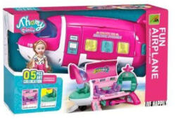 Repülőgép játékszett babával - 11 db-os (247771)