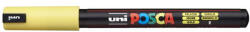 uni Dekormarker, 0, 7 mm, UNI "Posca PC-1MR", sárga