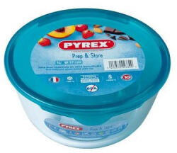 Pyrex PREP&STORE keverőtál, műanyag fedővel ø 17 cm (1 liter) (203212)