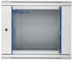 Extralink Cabinet rack EX. 8574 400mm 600mm 450 mm hanging Openable 19'' 9U Falra szerelhető állvány Szürke