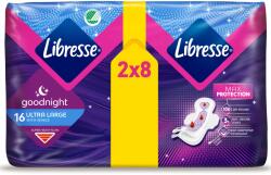 Libresse Ultra Large Goodnight szárnyas egészségügyi betét, éjszakai használatra 2 x 8 db