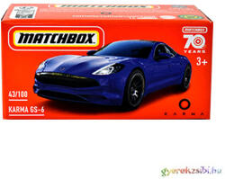 Mattel : Papírdobozos Karma GS-6 kisautó 1/64 - Mattel