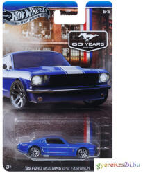 Mattel : Ünnepi kisautó '65 Ford Mustang 2+2 Fastback 1/64 - Mattel