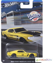 Mattel : Vintage Racing Club - 1969 Ford Mustang Boss 302 kisautó 1/64 - Mattel