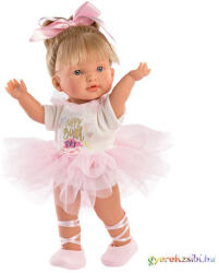 Llorens : Valeria 28cm-es baba Happy Birth Day ruhában