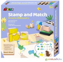  Nyomda Készlet Képekkel Dinók Avenir Kids