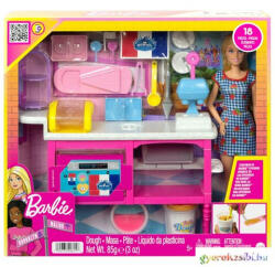 Barbie ®: Barbie francia kávézója játékszett gyurmával - Mattel