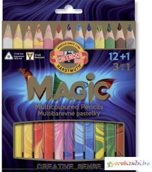  Ico: Koh-I-Noor Magic háromszögletű vastag színes ceruzakészlet