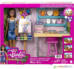 Barbie : Feltöltődés műterem játékszett babával - Mattel