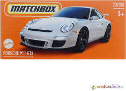 Mattel : Porsche 911 GT3 fehér kisautó papírdobozban 1/64 - Mattel