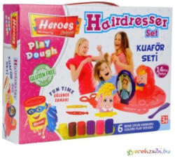 Hasbro : Heroes Fodrász gyurma szett 14db-os