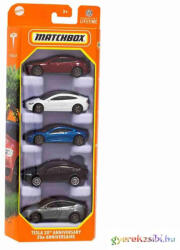 Mattel : MBX Tesla 20. évforduló kisautók 5db-os szett - Mattel