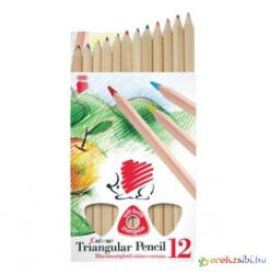 ICO vastag háromszögletű színes ceruza szett 12db-os