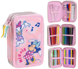 Cerda Disney - Minnie Music 3 emeletes töltött tolltartó (CEP2700001653)