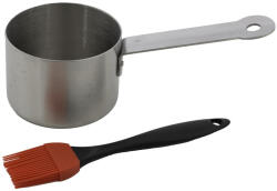 Barbecook BC-ACC-7211 rozsdamentes acél edény szilikon ecsettel - koronaphone