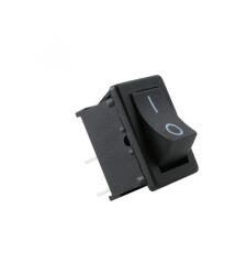 Somogyi Elektronic ST 1/BK mini billenőkapcsoló, 1 áramkör - 2 állás, 250 V, 3 A, fekete