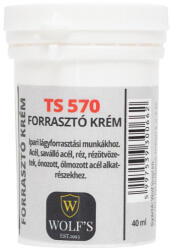 Home TS 570/40 forrasztókrém, savmentes erős tisztító és folyósító szer ipari lágyforrasztási munkákhoz, réz, ón, acél és saválló acél lágyforrasztásánál, 40ml - koronaphone