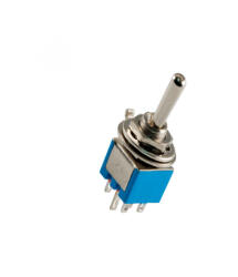 Somogyi Elektronic ST 304 billenőkapcsoló, 2 áramkör - 2 állás, 250 V, 3 A, kék