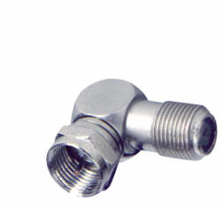 Somogyi Elektronic FF 15 csatlakozó átalakító, dugó-aljzat, fém, csavarható, pipa kivitel