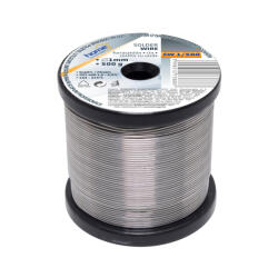  Home SW 1/500 forrasztóón, 1mm, 500g, európai gyártótól származó kiváló minőségű forrasztóón, összetétel: SN/PB: 60/40%, gyanta: 2, 0% - koronaphone