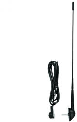  SAL 90557 autóantenna tetőre, M5 csavar, DIN csatlakozó, 440 mm, 0-45°, gumi burkolat - koronaphone