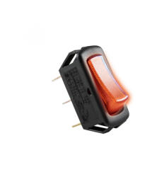 Somogyi Elektronic STV 03 világítós billenőkapcsoló, 1 áramkör - 2 állás, 250 V, 10 A, piros