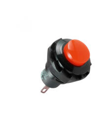 Somogyi Elektronic SP 12/RD nyomógomb, 1 áramkör, záró, 250 V, 1, 5 A, piros