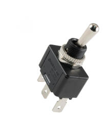 Somogyi Elektronic ST 22 billenőkapcsoló, 1 áramkör - 3 állás, 250 V, 6 A, fekete