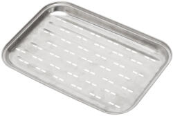  Home GRT07 BBQ rozsdamentes fém tálca, 345×242×25mm