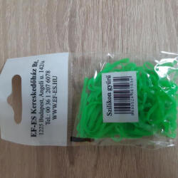 EF-ES szilikon gyűrű zöld vékony