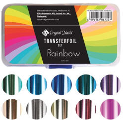 Crystalnails Crystal Nails Transzferfólia Szett - Rainbow