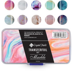 Crystalnails Crystal Nails Transzferfólia szett - Márvány