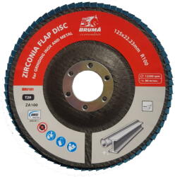 BRUMA Disc lamelar zirconiu Bruma BRU181 125x22.2 mm R100 (BRU181 125X22.2 MM R100) Disc de taiere
