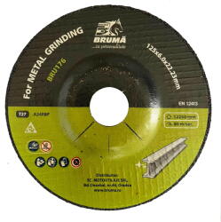 BRUMA Disc de slefuit metal Bruma BRU176 125x6 mm (BRU176 125X6 MM) Disc de taiere