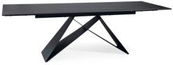 SIGNAL MEBLE Masa de bucaterie Westin II 160 x 90 cm, neagra (WESTINCCC160)
