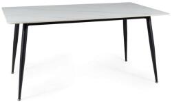 SIGNAL MEBLE Masa de bucaterie Rion 160 x 90 cm, marmura/negru (RIONBC160)