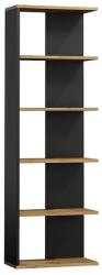 Signal Raft de colt, stejar wotan / negru (CORNERDWC) Raft