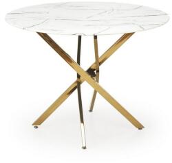 Halmar Masa de bucaterie Raymond 2, alb/auriu (V-CH-RAYMOND_2-ST-BI)