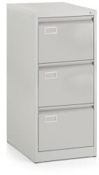 Rauman Dosar metalic A4 - 3 sertare, 45, 5 x 62 x 101, 5 cm, încuietoare cilindru, gri deschis - ral 7035 (V03) Dulap arhivare