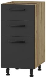Halmar Dulap inferior Vento D3S-40/82, stejar kraft / antracit (V-UA-VENTO-D3S_H-40/)