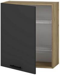 Halmar Dulap superior Vento GC-60/72, stejar kraft / antracit (V-UA-VENTO-GC-60/72-)