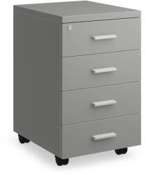 Rauman Container SimpleOffice 40 x 48 cm - 4 sertare, gri (CF-0466A_CF-1550) Comoda